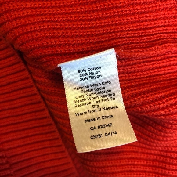 Talbots Ribbed Crewneck Elbow Patches - Picture 7 of 7